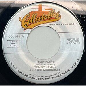 Tommy James and the Shondells Hanky Panky / Its Only Love 45 Vinyl Pop Rock